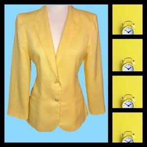 Vintage Dimension V (5 five) Yellow Blazer